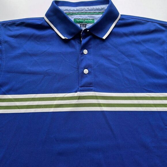Vintage Tommy Hilfiger Golf Poly Mens M - Picture 1 of 9